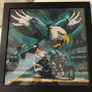 Brand New Eagles Lovers Completed Diamond Art Picture